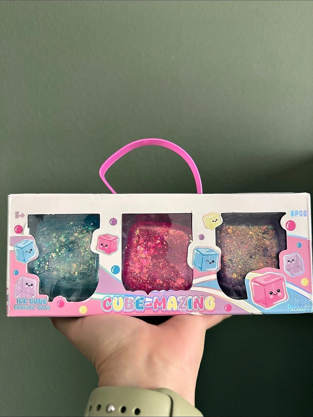 Danbar Global Cube-Mazing Ice Cube Squishy Toys 3-Pack